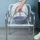 Silla Inodoro Plegable Con Posa Manos