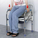 Silla Inodoro Plegable Con Posa Manos