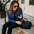 Campera  de cuero Isadora