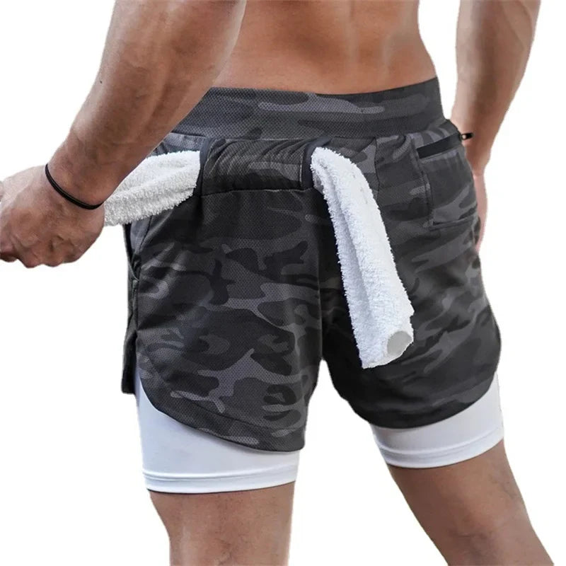 Pantalones Cortos Fitness 2 en 1 Multi-Bolsillos - MaxComfort™