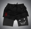 Pantalones Cortos Fitness 2 en 1 - Monster™