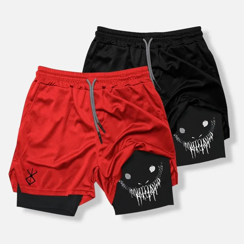 Pantalones Cortos Fitness 2 en 1 - Monster™