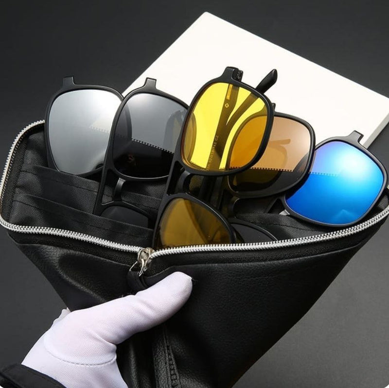 VisionPro™ - Gafas de Sol con Lentes Magnéticas 6 en 1 + Estuche de Regalo + 50%OFF +  Envío Gratis