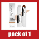 Two-in-one color-changing foundation stick is lightweight,hydrating and non-sticky,providing a light and thin foundation makeup