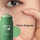 Green Tea Solid Mask Deep Cleansing Pores Shrinking Remove Blackhead Anti Acne Blemish Refreshing Mud Mask Brightening Skin Care