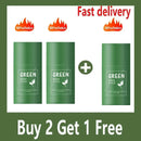 Green Tea Solid Mask Deep Cleansing Pores Shrinking Remove Blackhead Anti Acne Blemish Refreshing Mud Mask Brightening Skin Care