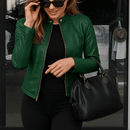 Campera  de cuero Isadora